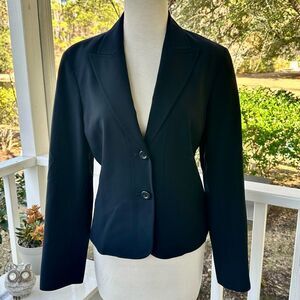 Lafayette 148 New York 2-Button Navy Blazer